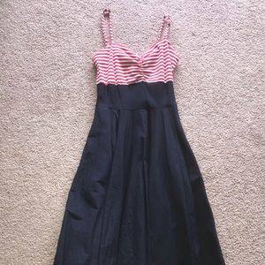 Nautical swing dress